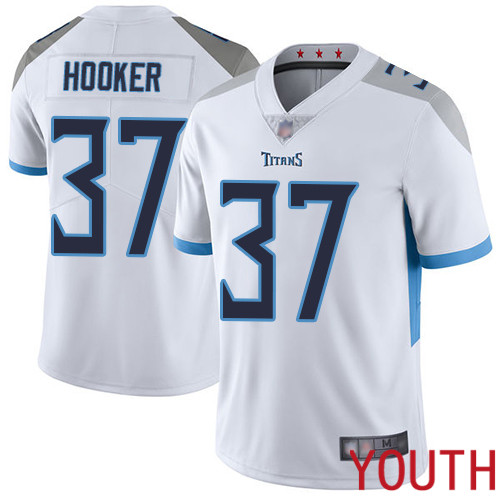 Tennessee Titans Limited White Youth Amani Hooker Road Jersey NFL Football #37 Vapor Untouchable->women nfl jersey->Women Jersey